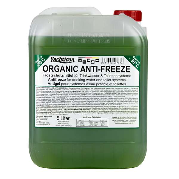 Frostvæske 5 ltr. "Yachticon Organic Anti-Freeze" 