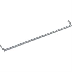 Garderobestang i stål til montering i garderobe * Længde 995 mm 