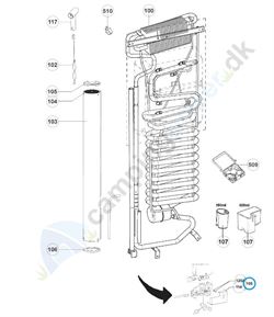 Gasbrænder Dometic køleskab