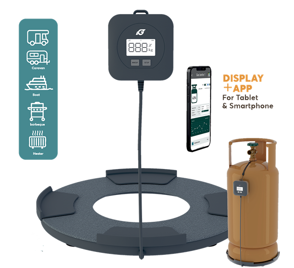 Elektronisk vægt til gasflaske - GASCONTROL***