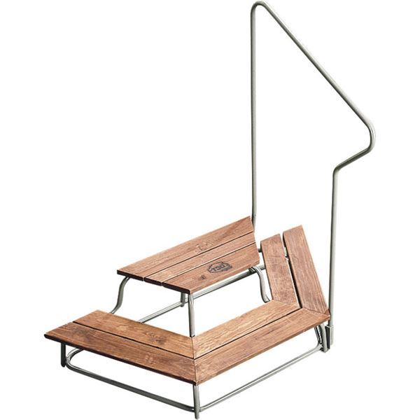 Magnum trappetrin med beslag til gelænder