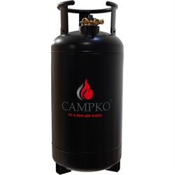 Campko genopfyldelig gasflaske i stål, 36 ltr.