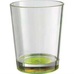 Drikkeglas 30 cl med antislip -  Grøn bund.