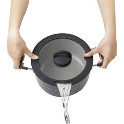 Grydelåg Ø 22 cm med si