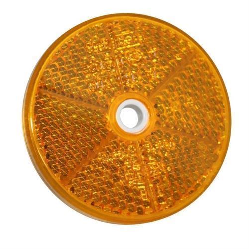 Refleks Ø60 mm rund gul 
