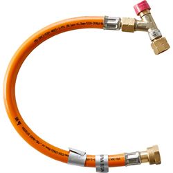 Højtryksslange med slangebrudsventil.