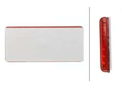 Hella Refleks Rød klæbebar 69 x 32 x 6 cm