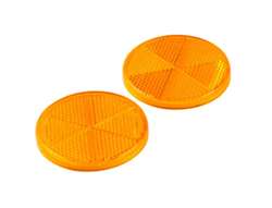 Hella rund gul refleks selvhæftende