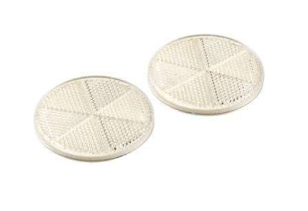 Hella rund hvid refleks selvhæftende