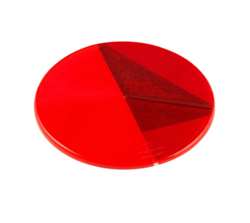 Hella  Refleks "Rød" Selvklæbende