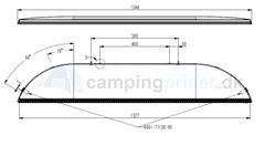 Hjulafdækning Adria Campingvogn 2 aksel - dobbelt