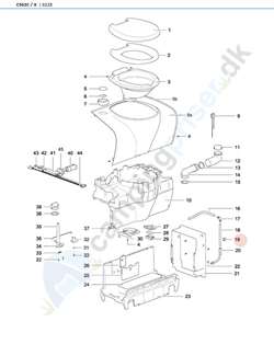Thetford toilet C500 - C502 - C502X