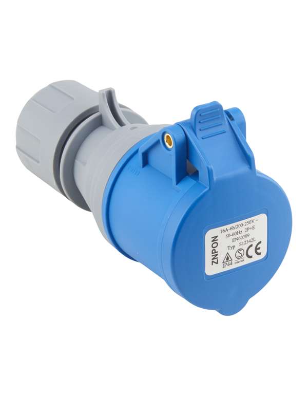 Hunstik CEE 17 3-pol med LED