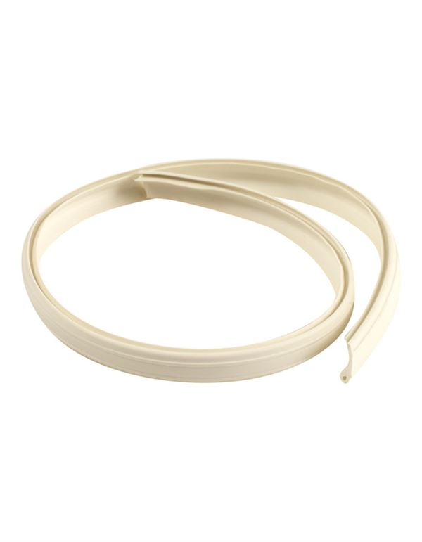 Indlæg med rille til teltskinne hvid 12,5 mm