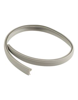 Indlæg med rille til teltskinne lysgrå 12,5 mm