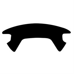 Indlægsbånd til teltskinne -  grå