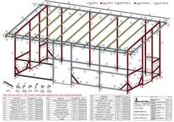 Isabella alu-bagstolpe 2435 mm. til Isabella Villa