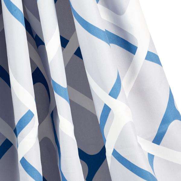 Isabella standard  Gardinsæt 2 stk Collage Blue