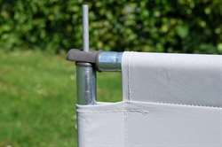 Isabella Sun 3 fløjet læsejl med Zinox stel