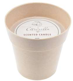 Myggelys i bambuspotte Ø 10 cm