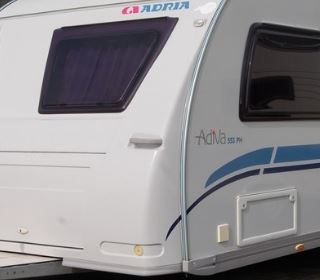 Klistermærke - streamer til Adria Adiva  - Årgang 2007