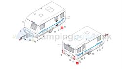 Logo Adora til Adria Adora årgang 2008 - 2009 klistermærke