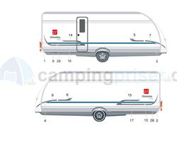 Logo Classica til Adria årgang 2010 klistermærke
