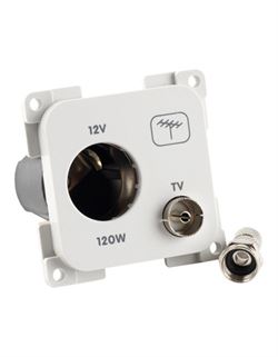 Kombistik 12V / TV til stort stik