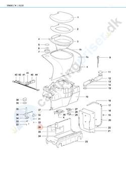 Kontakt - printkort til Thetford toilet C500X - C502X