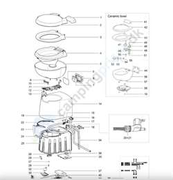 Thetford toilet C250