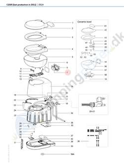 Kontrolpanel FF 3731 AF til Thetford C250 - C260