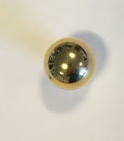 Skabsgreb kugleformet  Farve messing