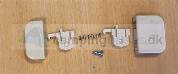 Låsegreb til rullegardin / myggenet i tagluge passer bl.a i Hobby 