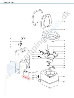Thetford Toilet C200S - C200 CS