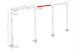 Isabella overligger til 3-sidet Isabella læsejl - Zinox