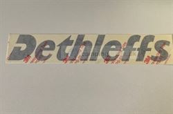 Logo "Dethleffs" til tag klistermærke