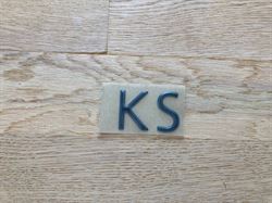 Logo til Kabe campingvogn -   "KS"   - klistermærke