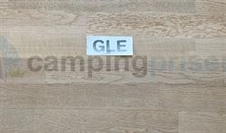 Logo til Kabe campingvogn -   "GLE"   - klistermærke