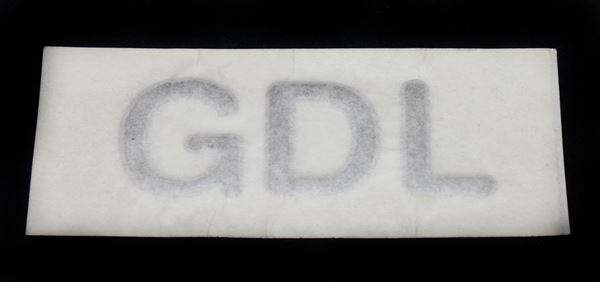 Logo til Kabe Onyx campingvogn -   "GDL"   - klistermærke 