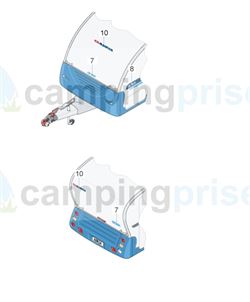 Logo Adria campingvogn bl.a. årgang 2015 - 2016 Klistermærke streamer