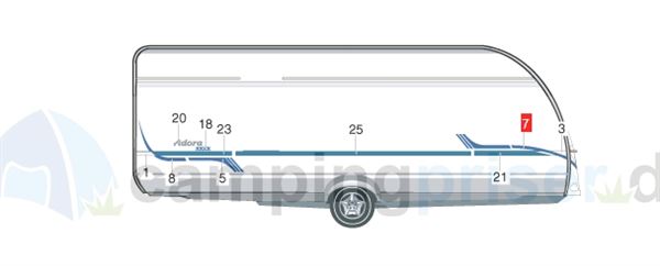  Logo til Adria Classica - Adora  til højre side - forrest