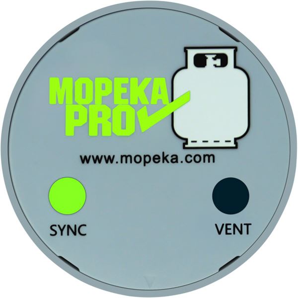 Mopeka Pro gasmåler til gasflaske i stål. Med magnet.