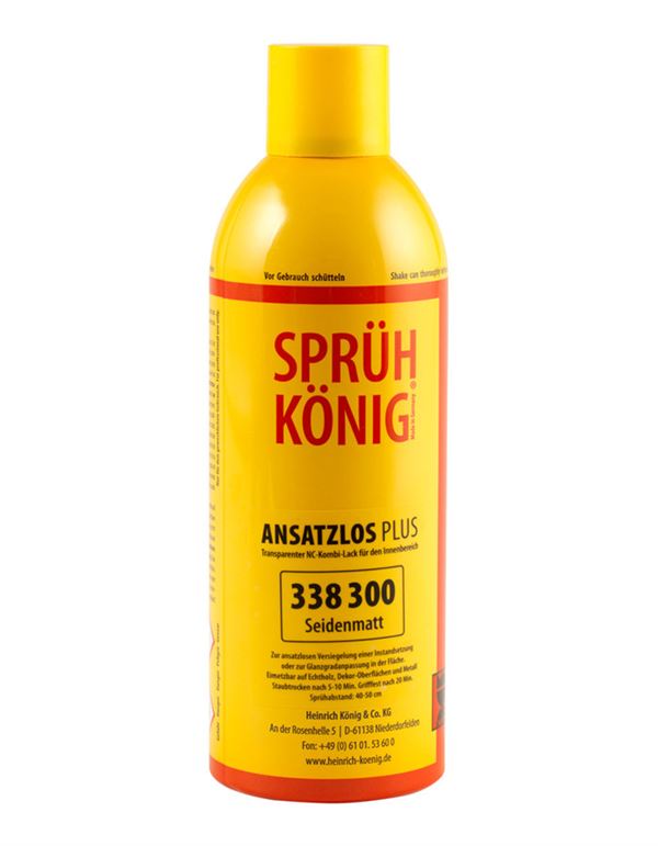 Møbelspraylak (mat) Til forsegling af voks reparation og til glans tilpasning.