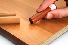 Møbelvoks Sortiment  * 10 ass. farver - lyse træ farver