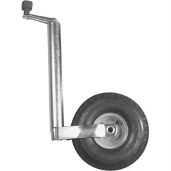 Næsehjul, 48 mm stamme med metalfælg og lufthjul