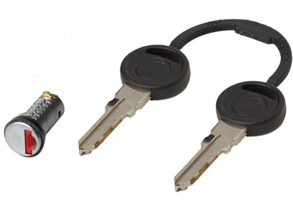 Låsecylinder "Zadi" + 2 stk. nøgler