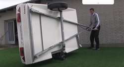 Opbevarings bøjle med hjul Camp-let