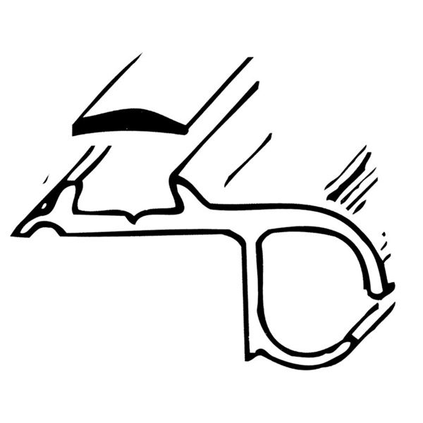 PVC indlæg Orange til profillister