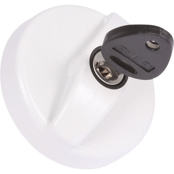 Vandtank dæksel med 2 nøgler, farve lysegrå