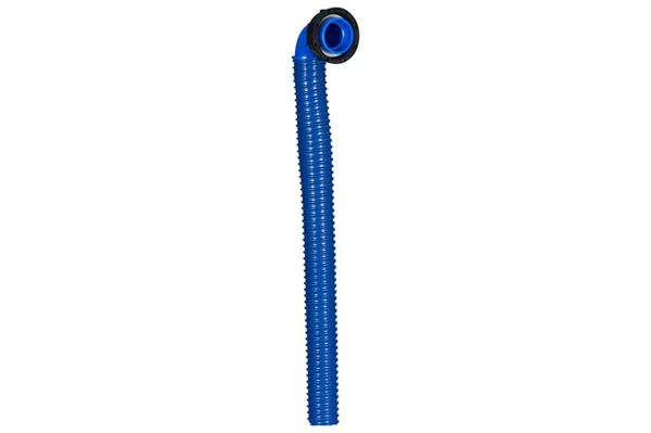 Flexslange med vinkelforskruning for påfyldning af indbygningsvandtanke.